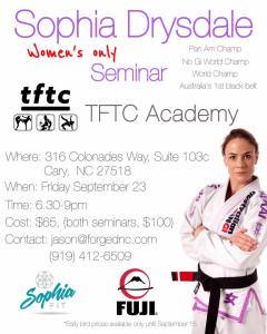 sophia drysdale nc seminar