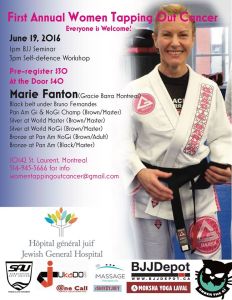 tapping out cancer seminar